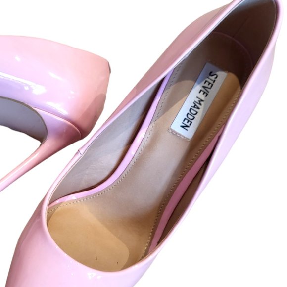 Steve Madden Pink Patent Stiletto  Size 10 - Picture 2 of 5